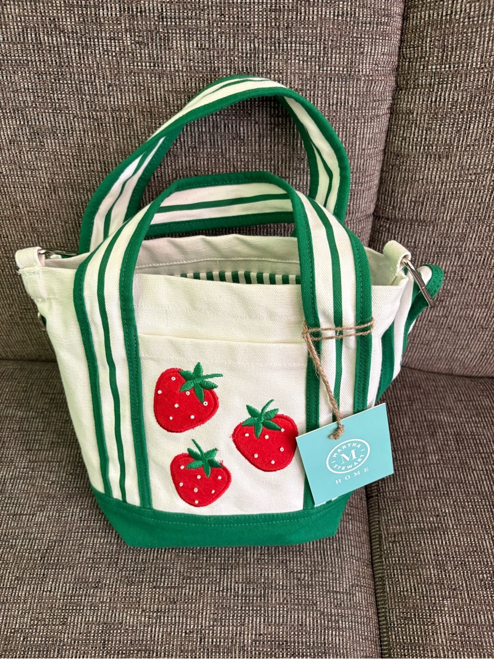 NWT Martha Stewart Small Canvas Tote